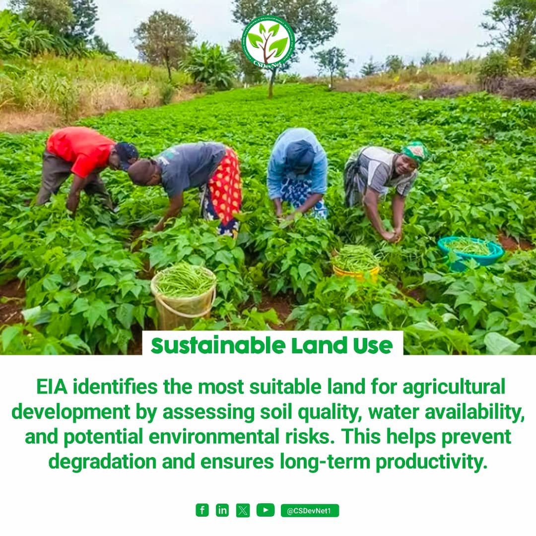 By leveraging EIA, we can make informed decisions that support sustainable agriculture and environmental stewardship
#Act4GreenNigeria
#WhatHasChange

<a href="/PACJA1/">PACJA</a> 
<a href="/CSDevNet1/">Climate & Sustainable Development Network</a> 
<a href="/CSDevNet1_Steve/">🌹🇸 🇹 🇪 🇻 🇪🌹</a> 
<a href="/officialABAT/">Bola Ahmed Tinubu</a>