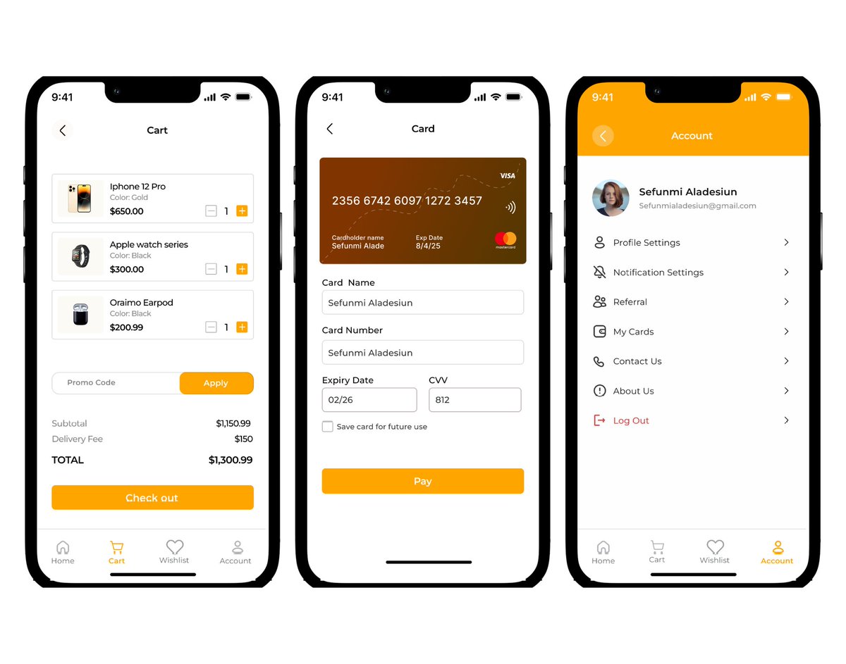 Oluwasefunmi1_'s tweet image. Hello Designers 
I just wrapped up a sleek and intuitive gadget e-commerce mobile app. Focused on seamless user experience from product discovery to checkout

Link to  full project here👇
behance.net/gallery/224905…
I’d love to hear your feedback!
#UIUX #EcommerceApp #designtwitter