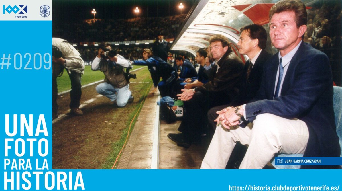 ¡Buenos días, #blanquiazules!

🎂 Con  1⃣0⃣4⃣ partidos oficiales (quinto técnico en la #HistoriaCDT) con el #CDTenerife; una histórica participación en la #CopadelaUEFA 96/97... y hoy está de celebración 🎂.

👏🏽  ¡M𝐮c𝐡a𝐬 𝐟e𝐥i𝐜i𝐝a𝐝e𝐬, #JuppHeynckes!  🇩🇪 𝐴𝘭𝑙𝘦𝑠