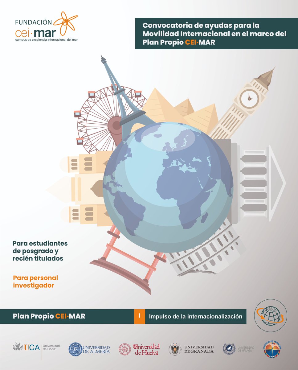 Convocatoria de ayudas para la #MovilidadInternacional Plan Propio CEI·MAR🌍📷 campusdelmar.com/convocatoria/c…
