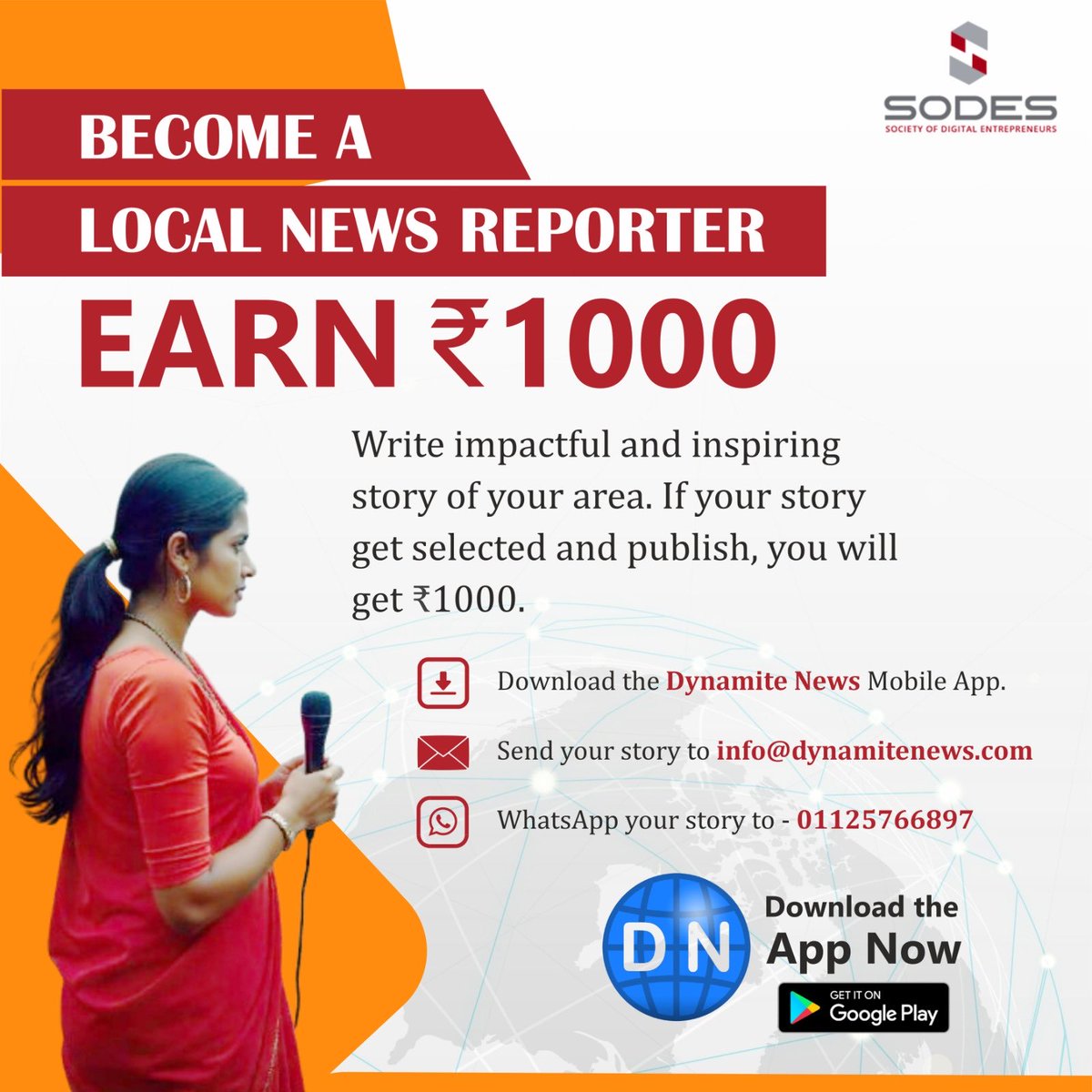 dintya15's tweet photo. An opportunity to share local stories at national level - all digital entrepreneurs can send and earn 🙏🙏 https://t.co/cLcr8aAlDk
