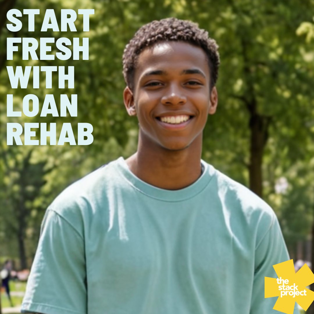 TheStackPr11719's tweet image. Got defaulted student loans? Loan rehabilitation might be your way out! 💳 Make 9 on-time payments and get back on track. Say goodbye to collections and credit drama.  🔥
#thestackproject #studentloans #studentfinance #studentloanrelief #loanrehabilitation #debtfreejourney