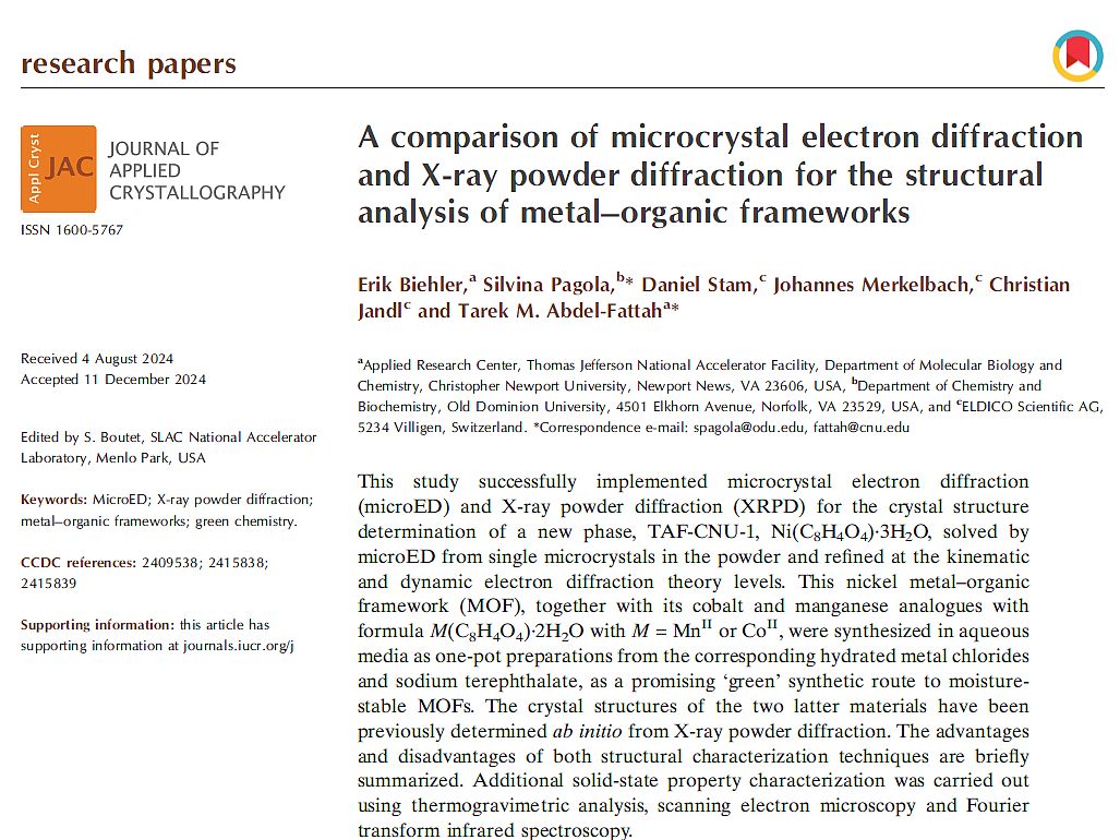 This week's reading suggestion: J. Appl. Cryst. (2025). 58, 398–411.
doi.org/10.1107/S16005…
#Crystallography
Have a nice week!
