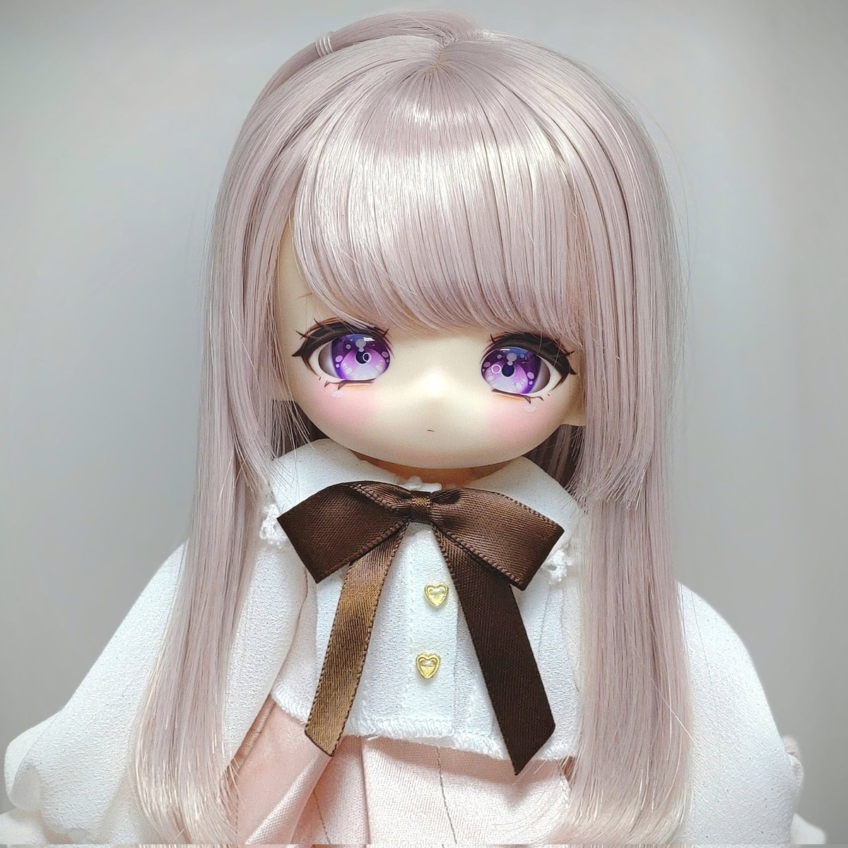 SWDOLL 甜茶ヘッド カスタムヘッド　ホワイト肌　1/6 SWDOLL/花かごの小部屋様カスタム 甜茶ヘッド＋STO DOLL1/6
