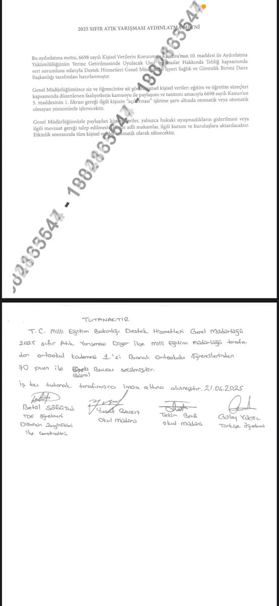 digormem's tweet photo. Sıfır Atık Yarışması Ortaokul kategorisinde Bacalı Ortaokulu öğrencilerinden Büşra BULDU İlçe birincisi seçilmiştir. Komisyon üyeleri ve öğretmenlerimize  teşekkür eder öğrencimizi tebrik ederiz. https://t.co/kFXvdgVQHl