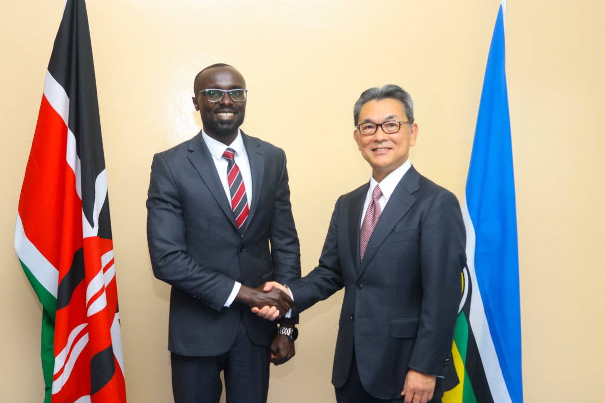mugaa_eric's tweet image. Today, H.E. Ambassador Hiroshi Matsuura of Japan paid a courtesy visit to my office at Maji House, Nairobi. Kenya and Japan have a long history of collaboration in the irrigation and water sectors, focusing on infrastructure development, technology transfer, and capacity building…