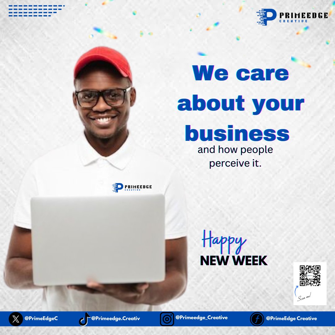 PrimeEdgeC's tweet photo. New week, new wins! ✨
At PrimeEdge Creative, we don’t just build brands 💼 we protect reputations 🛡️ and boost perceptions 🚀 Let’s make your business unforgettable this week!
#HappyNewWeek #PrimeEdgeCreative #BrandPerceptionMatters #DigitalGoals #WeCare https://t.co/PjXFm6G7Aw