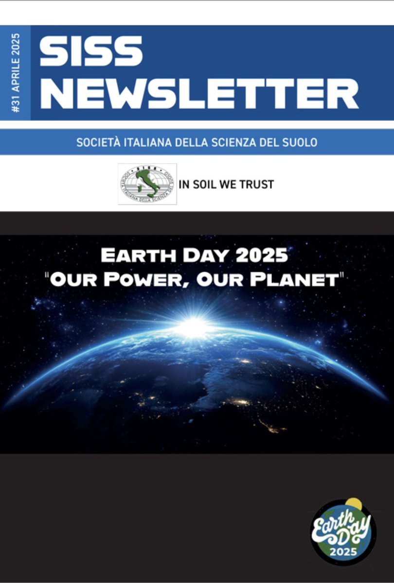 The SISS Neswletter is out now, read it out at scienzadelsuolo.org/newsletter.php  #SISSSuolo #SISSNews #InSoilWeTrust