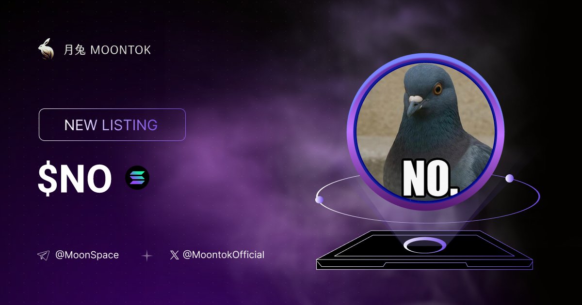 ⚡ 月兔雷霆 - Moontok Xpress

Greatest Meme Not Yet Created ( $NO )
moontok.io/coins/greatest…

8aMEYJ8SYrbcpDYCg13zkAwv4MMebcaMZJu2iEaLpump

LIQ: $65,141 | MC: $179,036

#altcoin #memecoins <a href="/GreatestMeme_No/">NO - The greatest meme not yet created</a> @moontokofficial