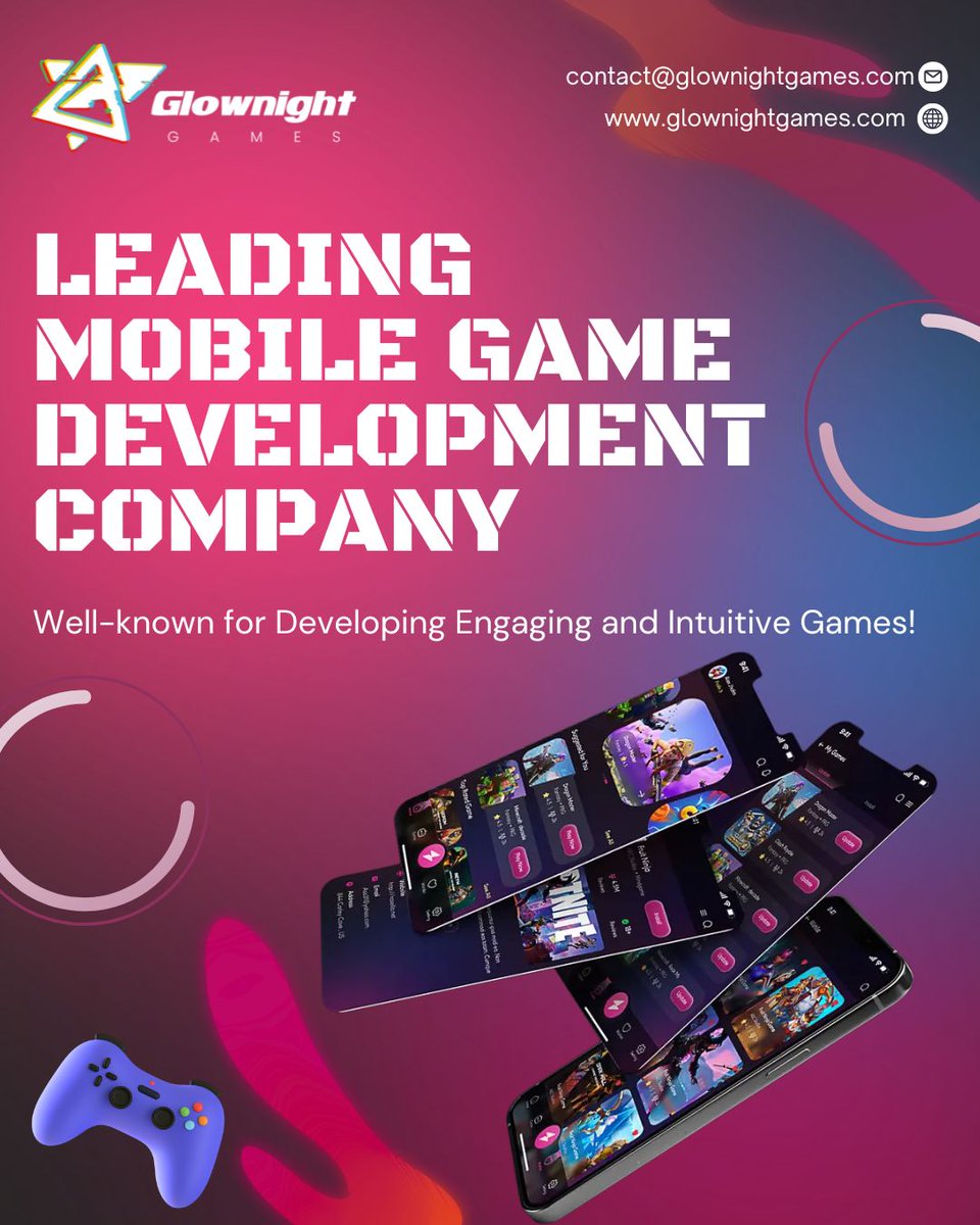 GlowNightGames's tweet image. Glownight Games is a leading mobile game development company known for crafting fun, smooth, and visually stunning games that players love!

🌐 glownightgames.com

#mobilegamedevelopment #gameappdevelopment #gamedevelopmentcompany #glownightgames #knightcoders