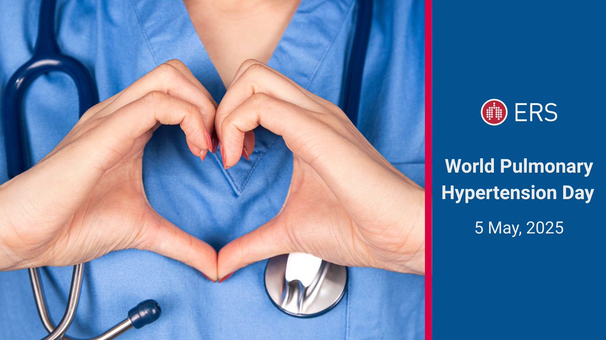 Today is #WorldPHDay2025 🫀

Pulmonary hypertension is an under-diagnosed condition affecting pulmonary blood vessels, causing the heart to need to work harder.

Register for the ERS Academy of pulmonary hypertension to learn more: bit.ly/41C3pey