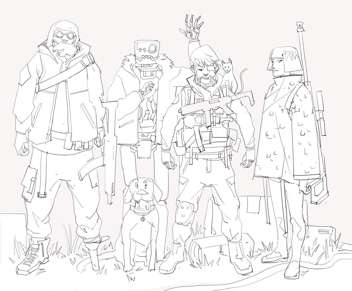 old doodle
#mercenaries #wip #sketches