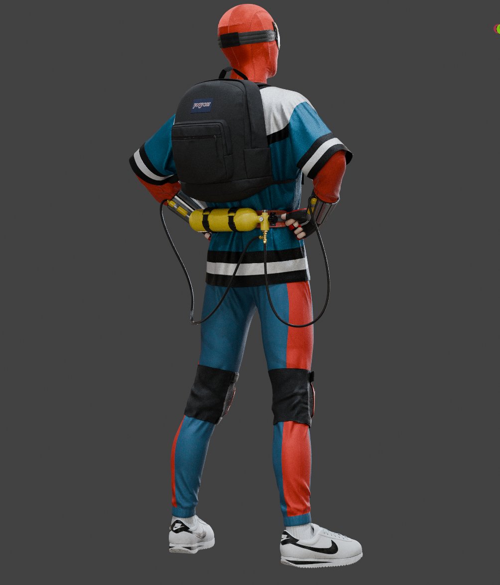 I'm late asf but here's 1/3 YFNSM models finished