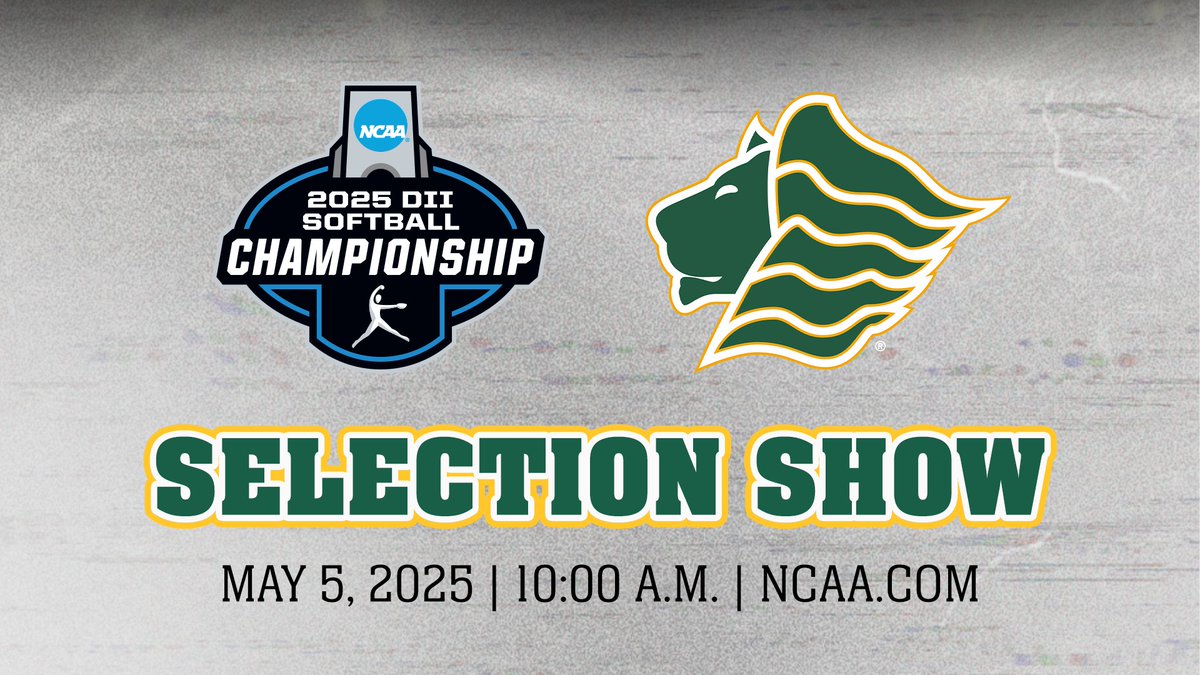 Saint Leo Athletics (@saintleolions) on Twitter photo πππππΎππππ ππππ!
The 2025 <a href="/NCAADII/">NCAA Division II</a> softball selection show is set to air in one hour on NCAA.com!
<a href="/SaintLeoSB/">Saint Leo Softball</a> will be watching at 10 a.m.
#GOLIONS π¦ | #SAINTLEO1PRIDE π¦ πππππΎππππ ππππ!
The 2025 <a href="/NCAADII/">NCAA Division II</a> softball selection show is set to air in one hour on NCAA.com!
<a href="/SaintLeoSB/">Saint Leo Softball</a> will be watching at 10 a.m.
#GOLIONS π¦ | #SAINTLEO1PRIDE π¦