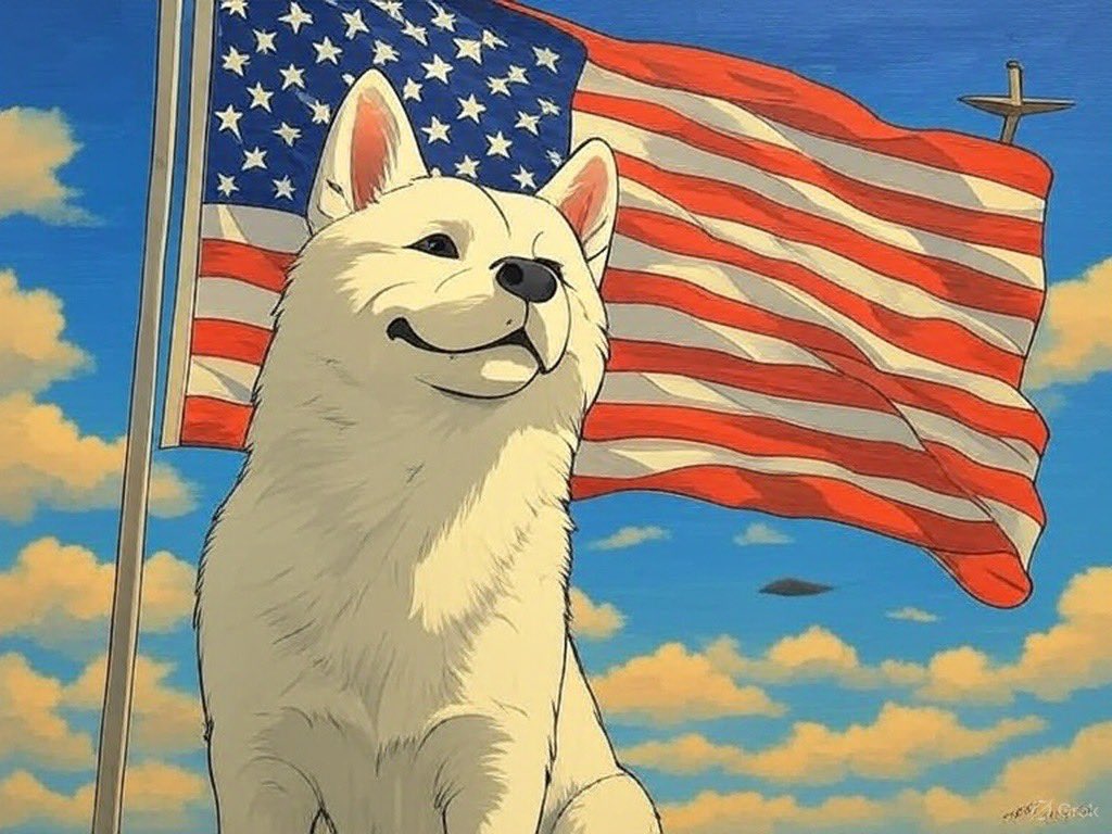 ThunderTwoOne's tweet image. 🇺🇸 Back to the Golden Age vibes! 🐾 Nothing says loyalty like my Kishu Inu by my side—straight from Japan to the heart of America. Strong, noble, and ready for a classic American adventure! 🦅 #GoldenAgeUSA #KishuInu #PatrioticPup