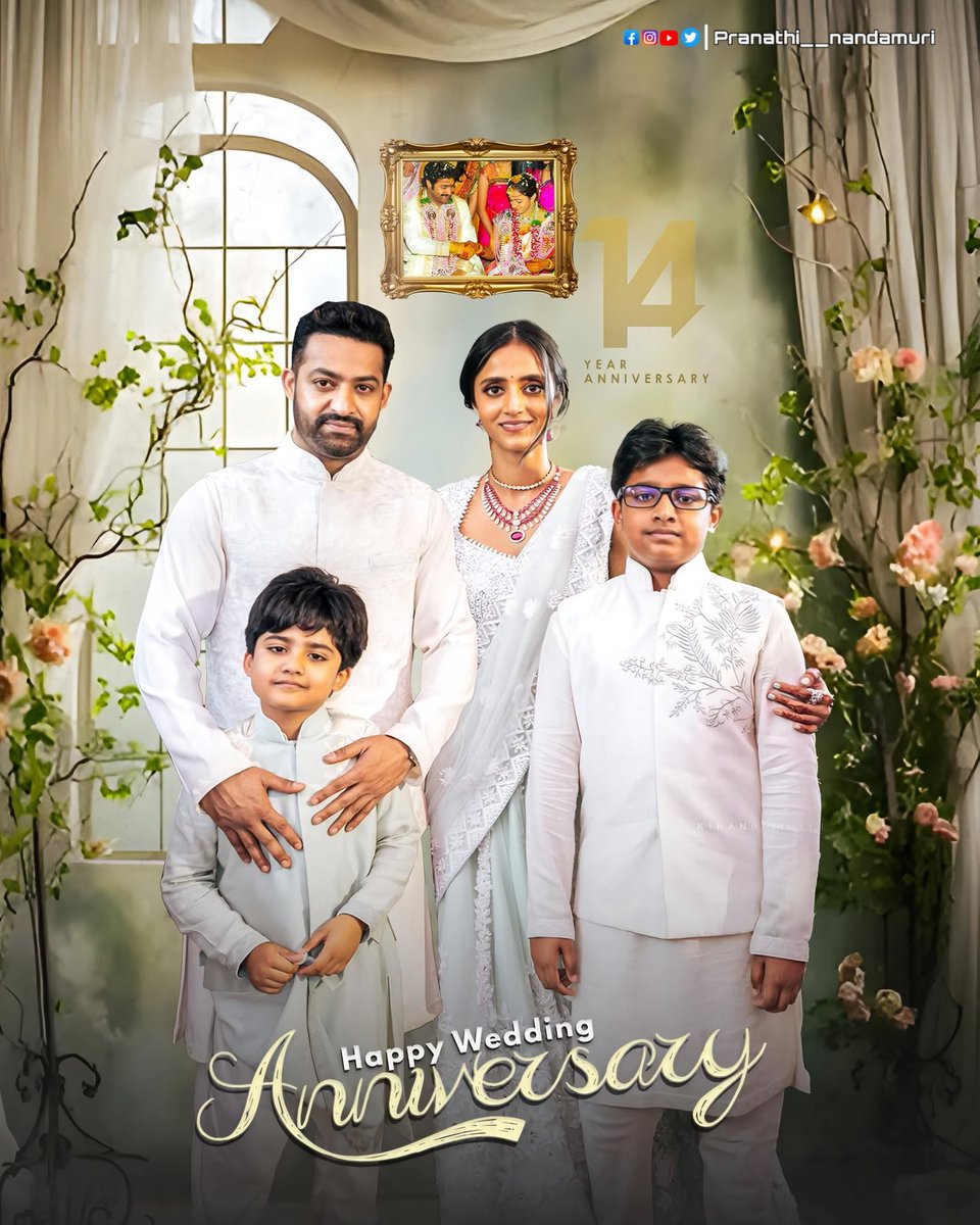 pranathi__9999's tweet photo. Happy Wedding Anniversary 💘 
@tarak9999 
#pranathi__nandamuri https://t.co/TikZyQQgH2