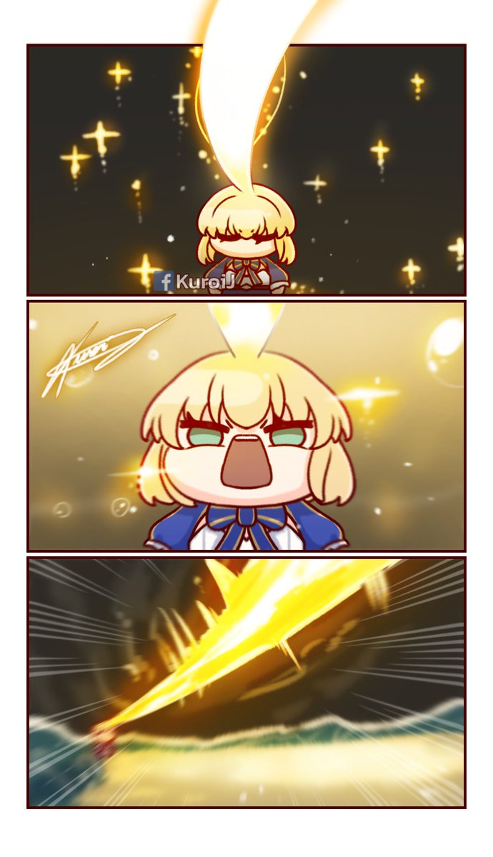 (✨Excalibur!!~~~~~~~~~~~~✨)

#honkaistarail #kuroij #FateStayNight