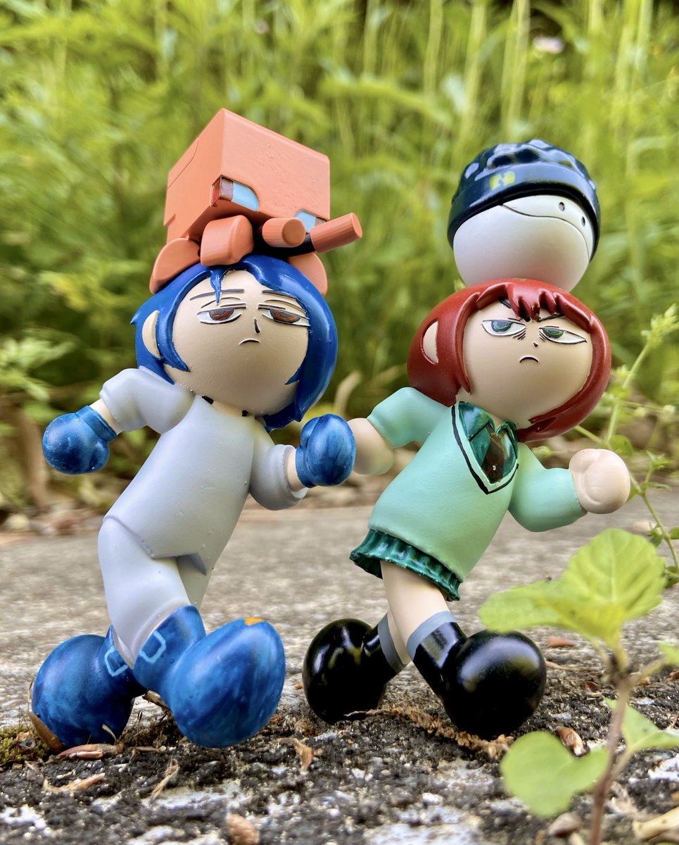 GQuuuuuuX #ジークアクス 飛び出し坊や二人組(ニュータイプ