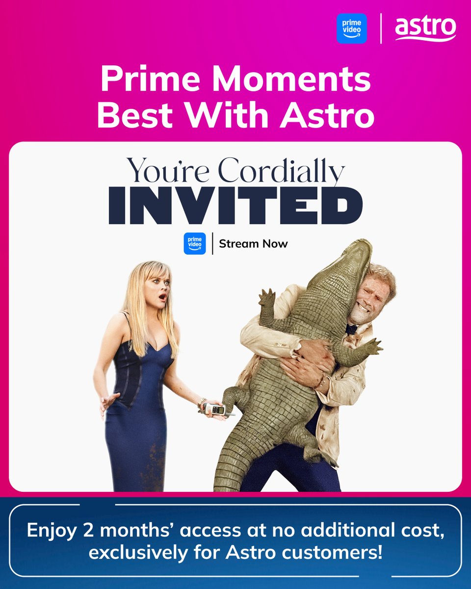 astroonline's tweet photo. 🚨 New month, new obsession. May on Prime Video is stacked. From gripping dramas to sky-high action — it’s all streaming now. Stream Prime Video, now on Astro.
✨ Prime moments, best with Astro. Enjoy 2 months access at no additional cost. #PrimeOnAstro  #PrimeVideoMY #AstroOne https://t.co/5qGRwwHvTy