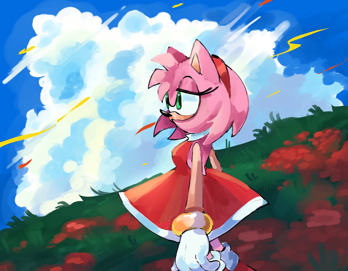 messy practice! reallyyy was debating if I should post this or not 
#amyrose #SonicTheHedgehog