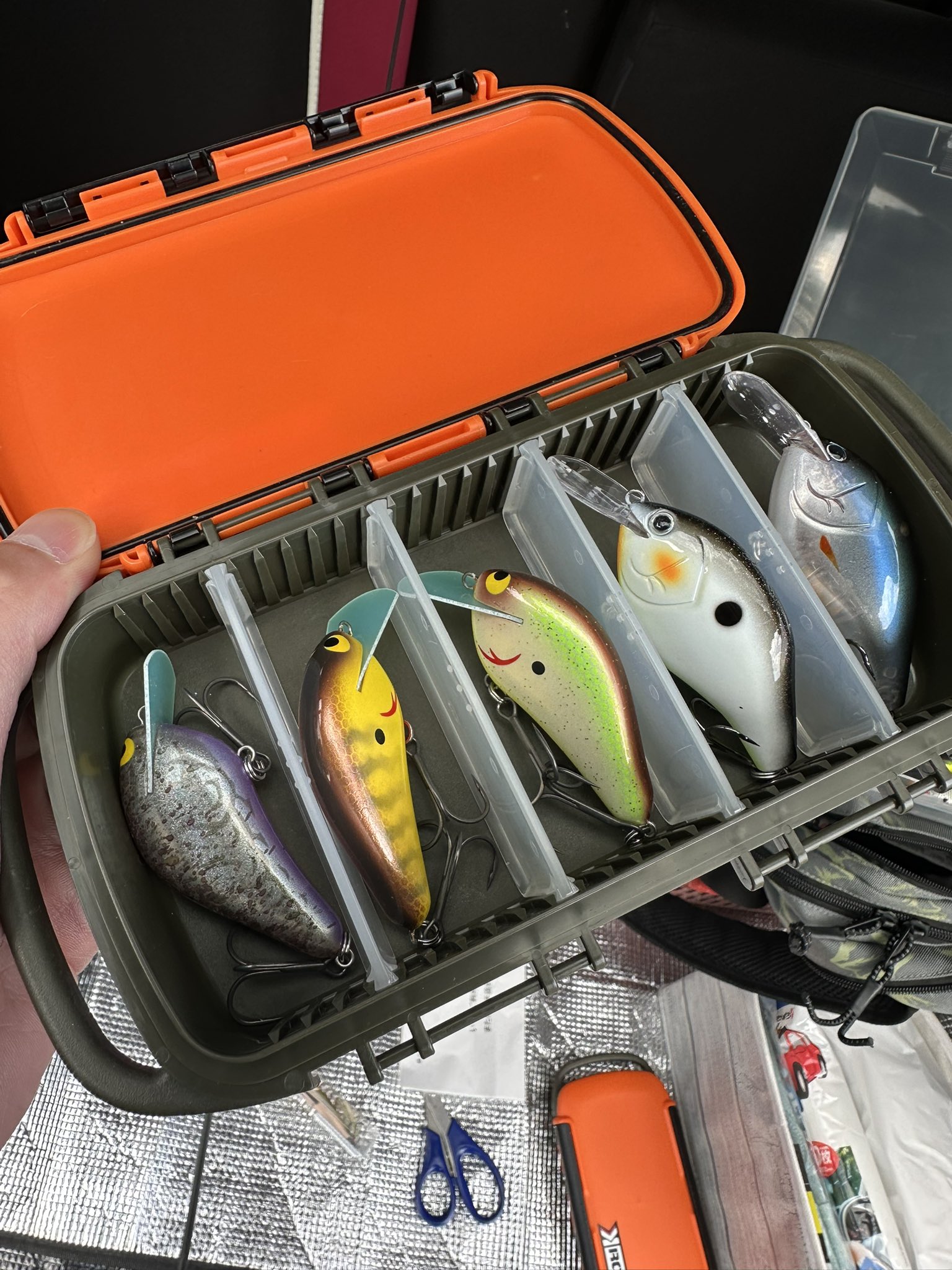 バス釣り 昨日までの、トーナメント時のメインタックル達☺️ 他にも