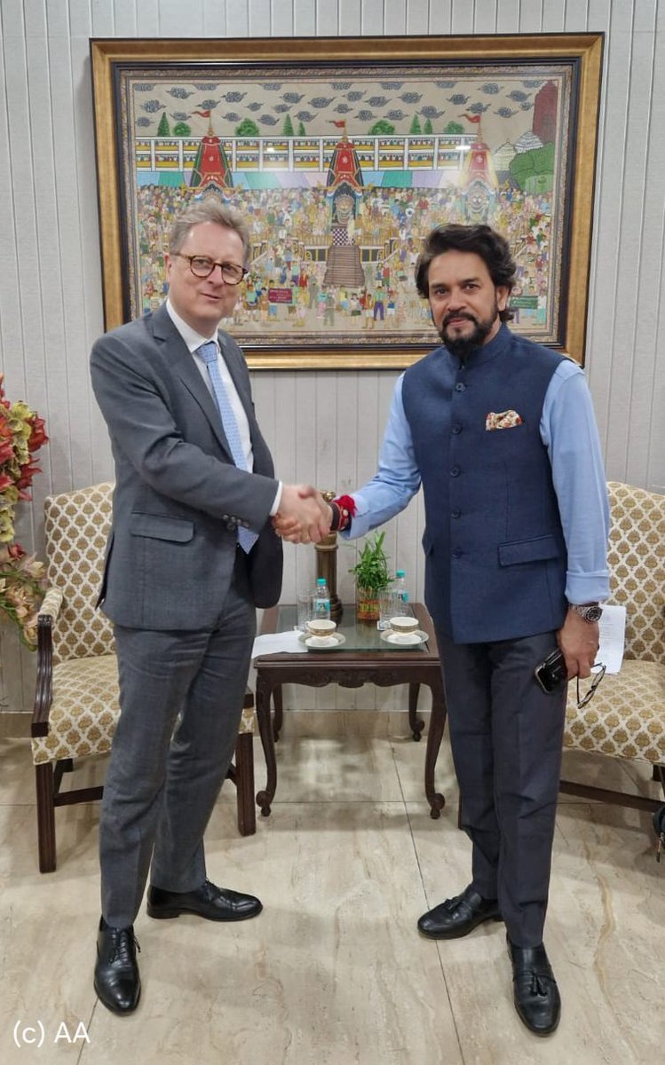 Frank Hartmann (@geronasia) on Twitter photo Really enjoyed my visit to Delhi last week. Discussed with <a href="/MEAIndia/">Randhir Jaiswal</a> how to further strengthen 🇩🇪-🇮🇳 relations. Reiterated Germany's support after terrible terror attack. Great exchanges with MPs, experts, MEA colleagues on #IndoPacific, 🇩🇪-🇮🇳, 🇪🇺-🇮🇳 & other topics. Dhanyavaad! Really enjoyed my visit to Delhi last week. Discussed with <a href="/MEAIndia/">Randhir Jaiswal</a> how to further strengthen 🇩🇪-🇮🇳 relations. Reiterated Germany's support after terrible terror attack. Great exchanges with MPs, experts, MEA colleagues on #IndoPacific, 🇩🇪-🇮🇳, 🇪🇺-🇮🇳 & other topics. Dhanyavaad!
