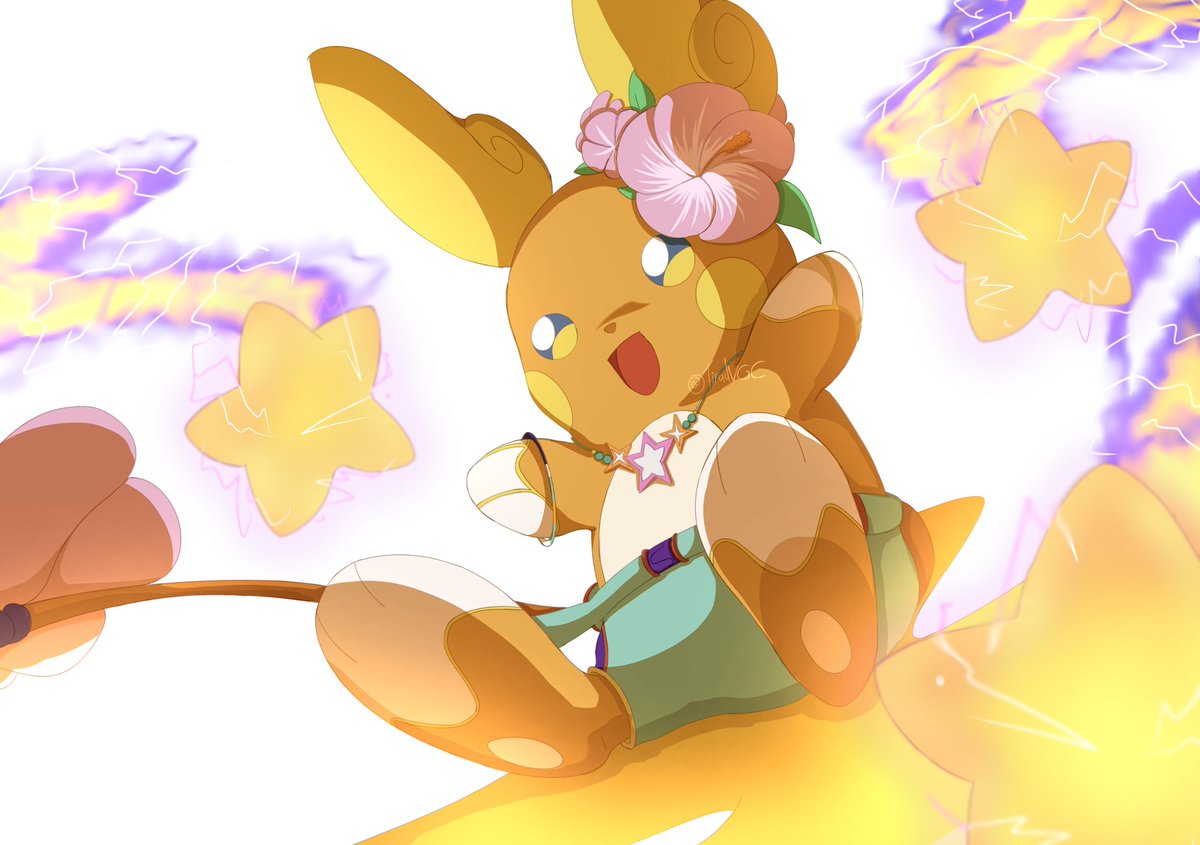 Alolan Raichu

#pokemonfanart #pokemonUNITE #ArtistOnX