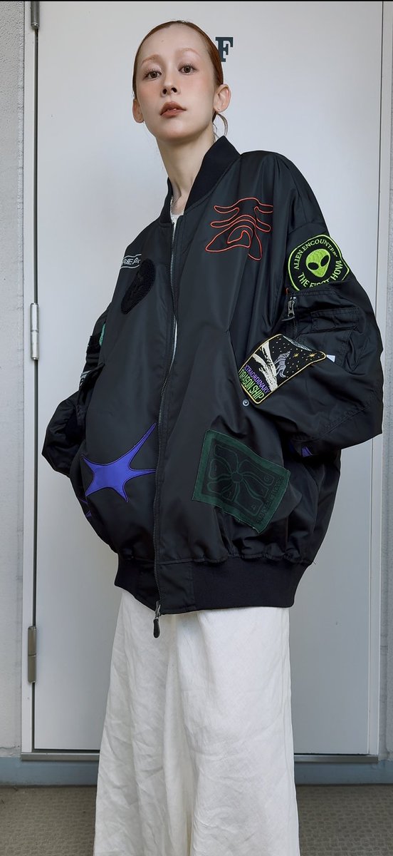 XGのMA-1届いた❤️ サイズL🦋✨ アーティストグッズでこんなに手が