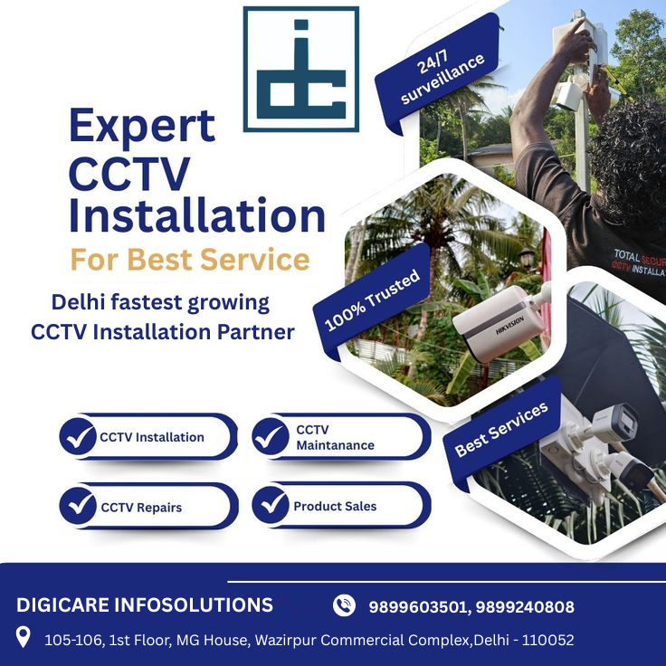 Digicareinfosol's tweet image. Digicare Infosolutions Delhi fastest growing CCTV Installation Partner, we believe that a professional installation isn't just about placing cameras. 

#Delhi #DigiCare #computerrepair #laptop #laptoprepair #technology #computerrepair #laptop #laptoprepair #technology