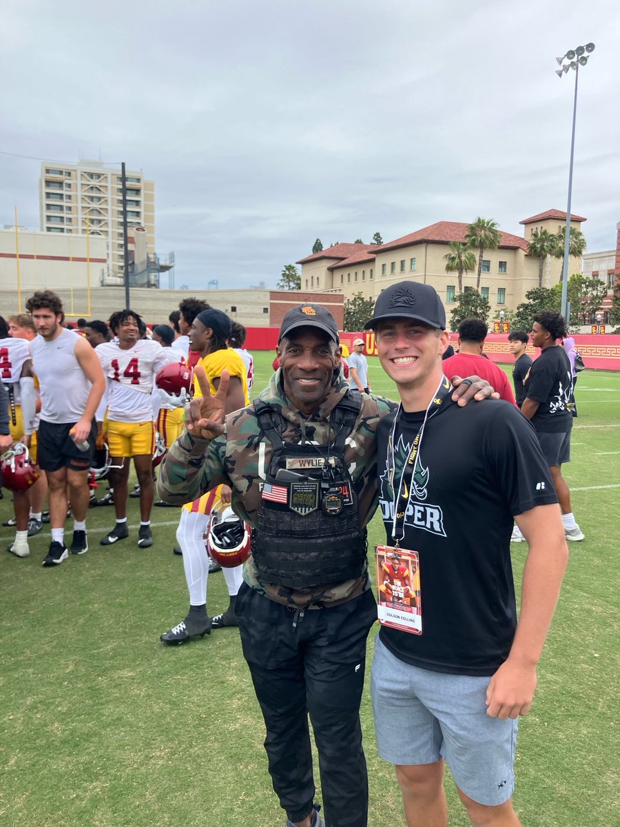 Colsoncollinsqb (@colsoncollinsqb) on Twitter photo It was an honor to be invited to visit a football program with such a rich tradition of great quarterbacks. Thanks for the invite and hospitality Coach Wylie <a href="/uscfb/">USC Football ✌️</a> It was an honor to be invited to visit a football program with such a rich tradition of great quarterbacks. Thanks for the invite and hospitality Coach Wylie <a href="/uscfb/">USC Football ✌️</a>
