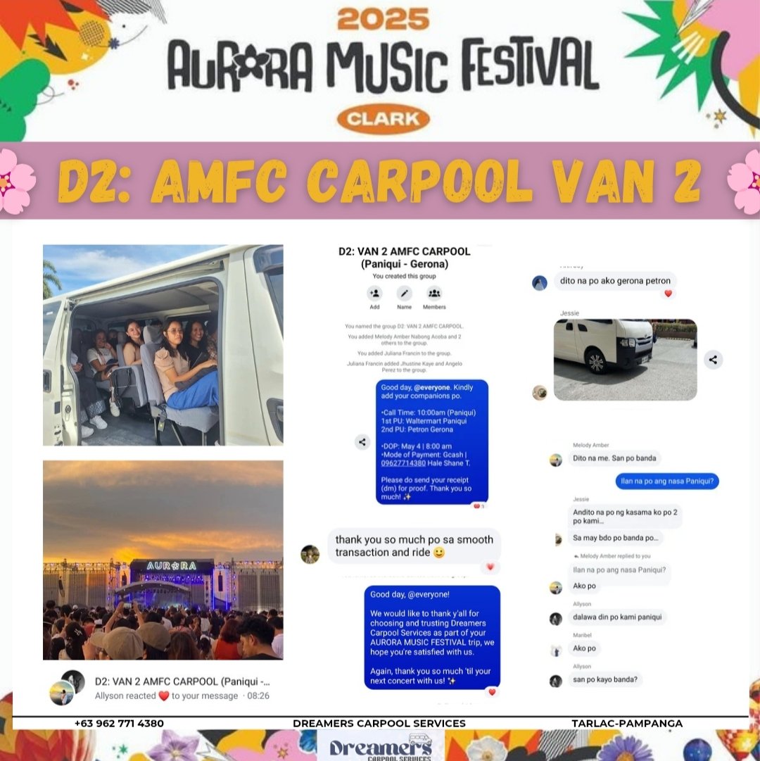 Dreamers Carpool Services tweet media
