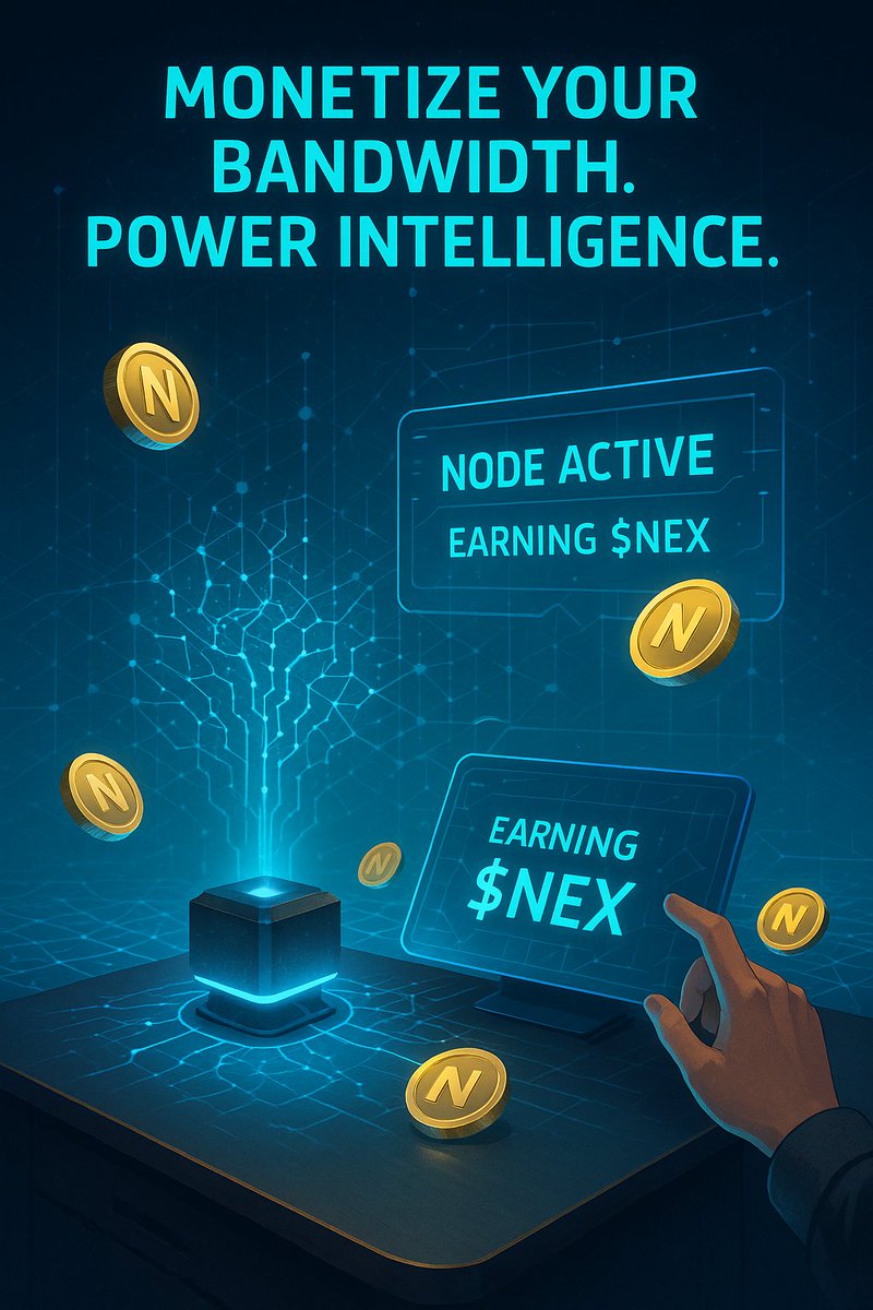 Your bandwidth isn’t idle. It’s powerful.
💡 Nexify lets you monetize your connection and fuel on-chain AI.
🔁 Retweet if you're ready to run a node.
💬 Tell us how you’d spend your $NEX!

#Nexify #NEX #DePIN #EdgeAI #Web3Infra #PassiveIncome #Solana