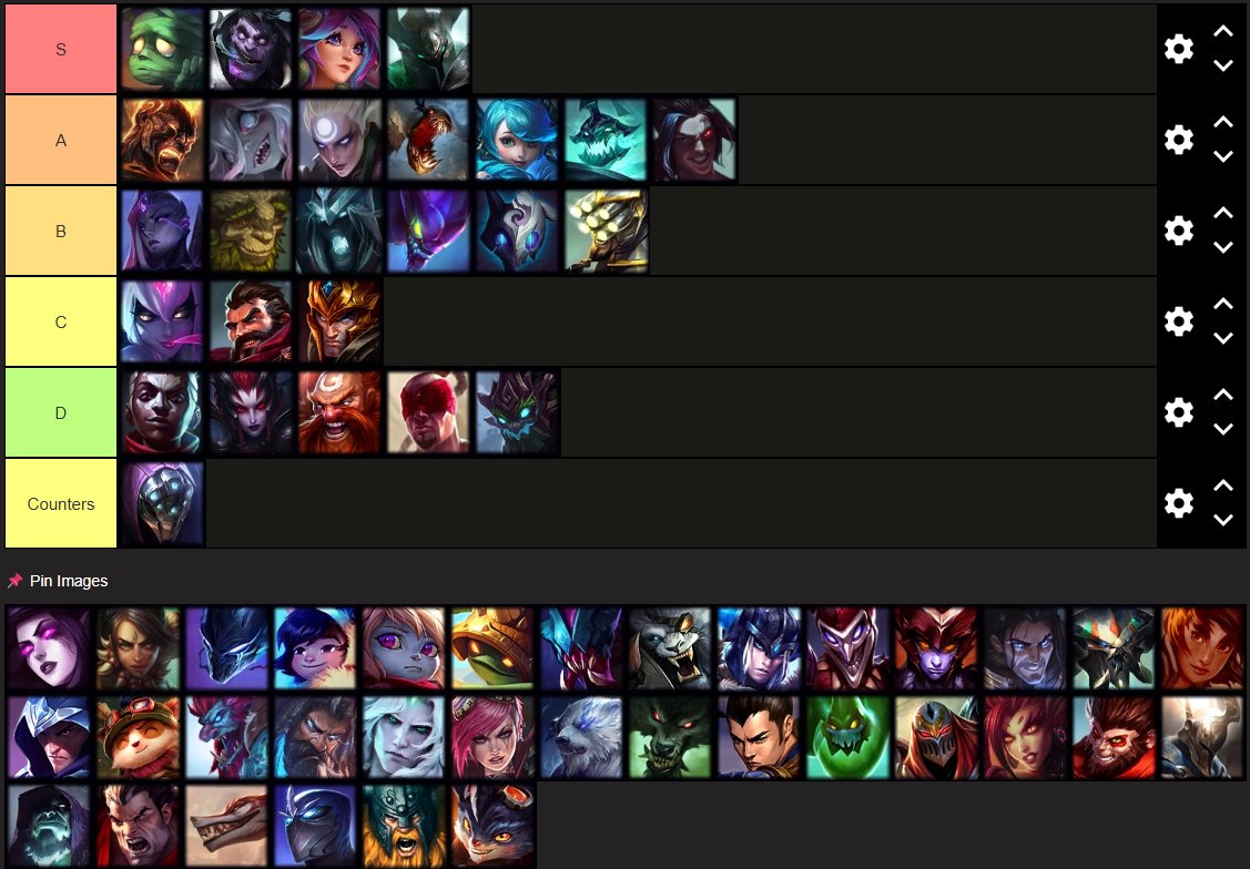 perryjglol's tweet image. Making Patch 25.09 tierlist live on stream!

SPICY PICKS IN THE TIERLSIT THIS PATCH.