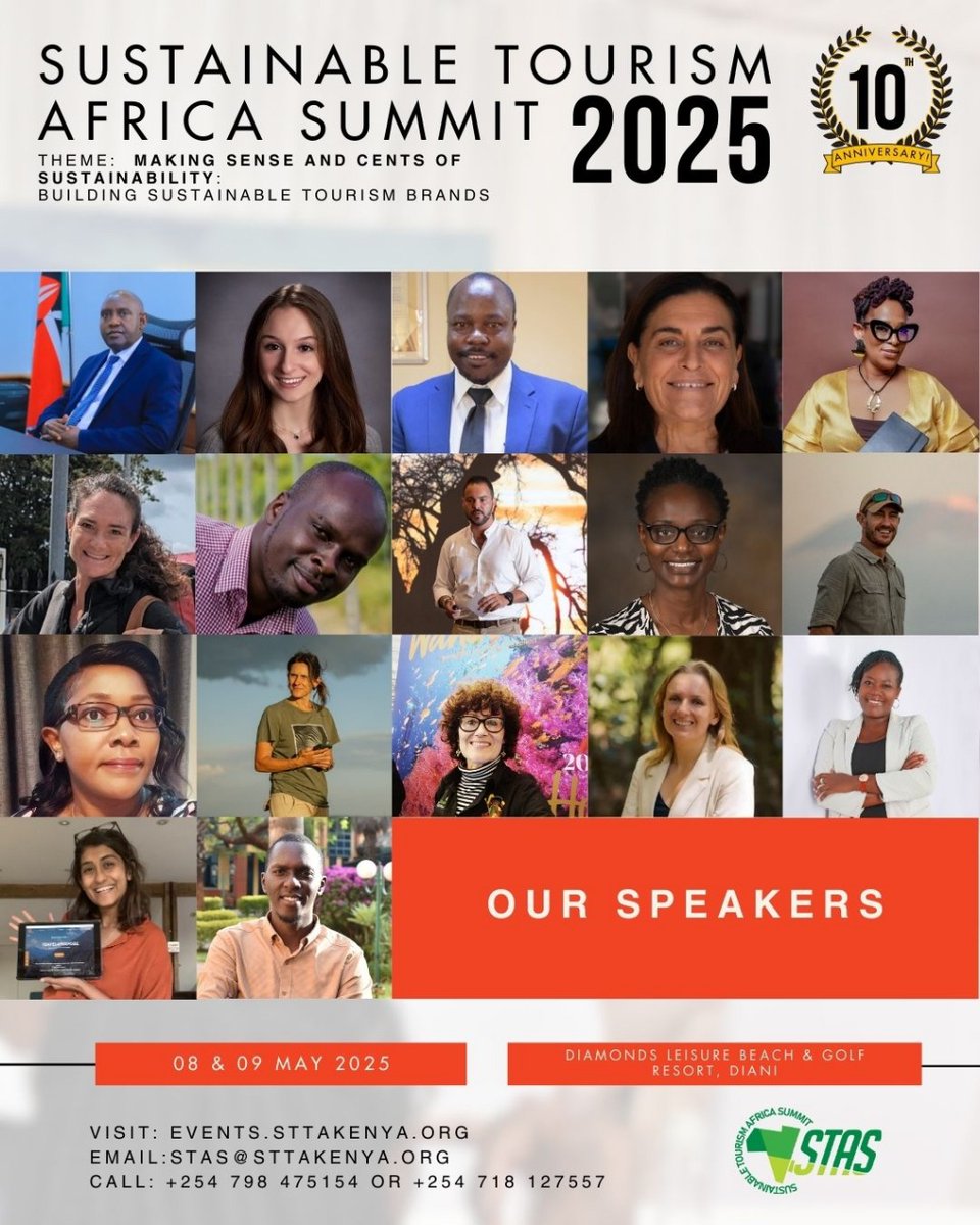 2 Days to Sustainable Tourism Africa Summit #STAS2025 in kwale county,  Diani,  south coast kenya. 

If you are the last-minute group, we got you! Your last chance to register.  Go to events.sttakenya.org