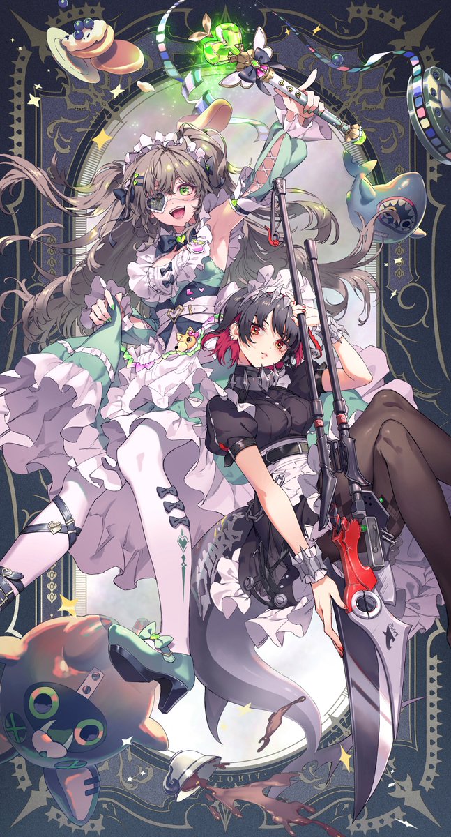 좀 많이 늦었지만 비챤X젠존제 공모전 수상작을 올립니다
좋아하는거+좋아하는거를 그릴 수 있는 공모전이라니 개이득!이라며 즐겁게 작업했었어요
#젠레스존제로 #비챤