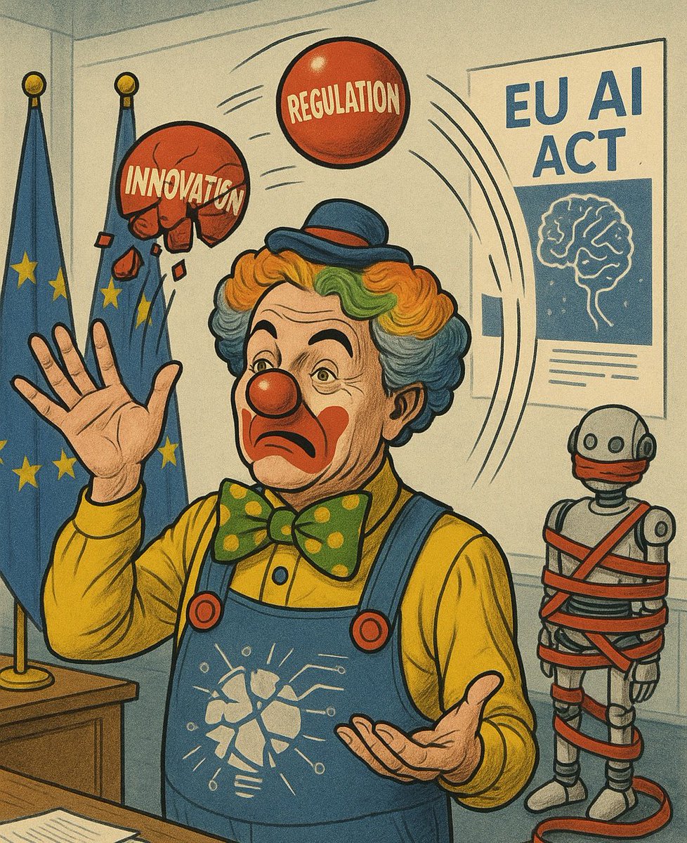 Nikolaus Kern (@kernniko) on Twitter photo Geleakte Aufnahmen der Entstehung des EU AI Acts.
Erfreulich, dass <a href="/ThierryBreton/">Thierry Breton</a> gegangen wurde.
Unerfreulich, dass die EU 🇪🇺 trotzdem an diesem Wahn festhält... Geleakte Aufnahmen der Entstehung des EU AI Acts.
Erfreulich, dass <a href="/ThierryBreton/">Thierry Breton</a> gegangen wurde.
Unerfreulich, dass die EU 🇪🇺 trotzdem an diesem Wahn festhält...