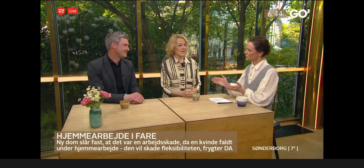 Begyndte ugen hos Go’ morgen Danmark, hvor jeg diskuterede fredagens højesteretsdom i “kasse-sagen” med HK-næstformand Mads Samsing. Jeg mener, det er en bekymrende dom, som kan betyde mindre hjemmearbejde i fremtiden #arbejde
