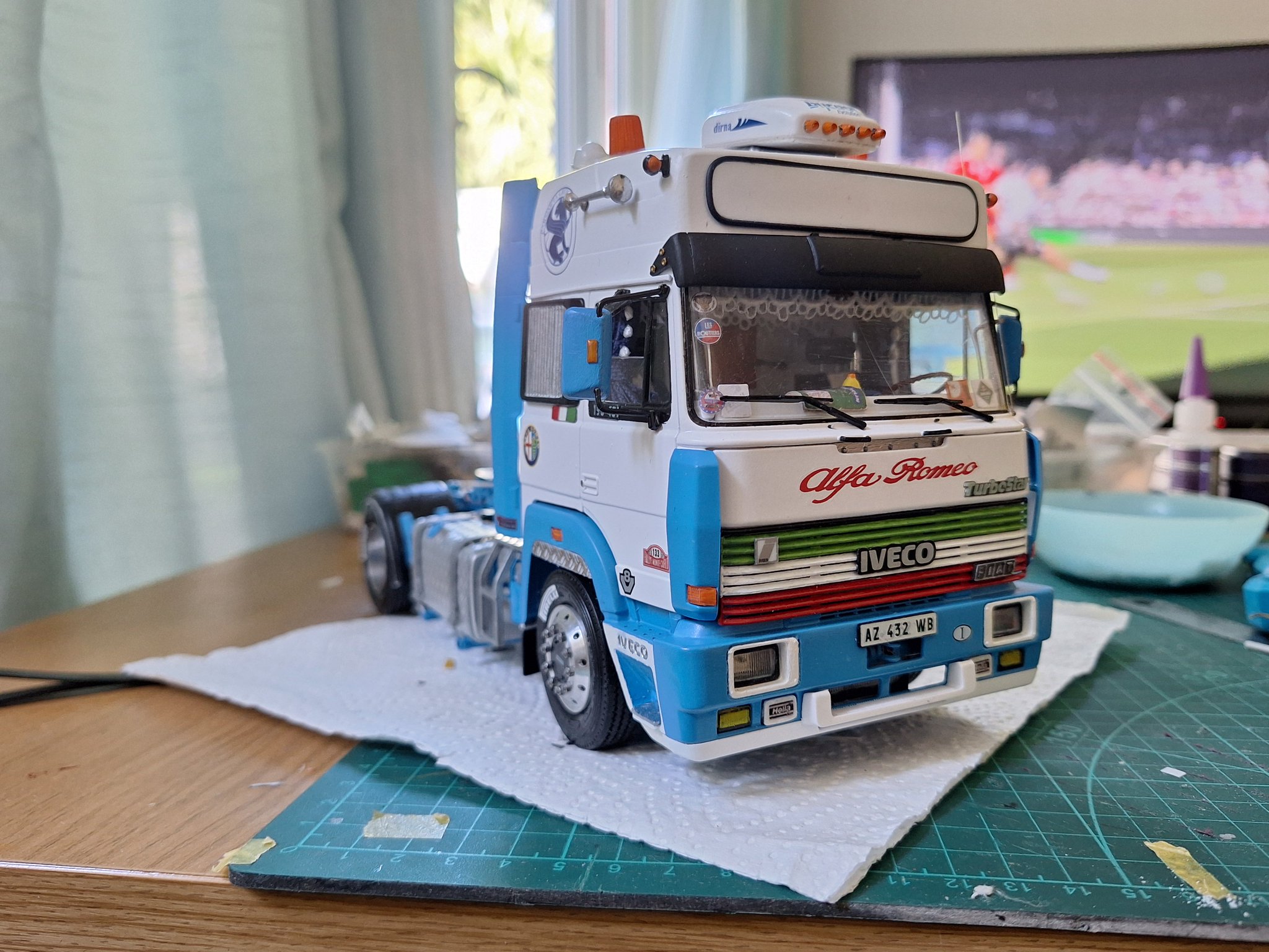 From Gábor Kiss : Iveco Turbostar 1:24 scale Send your