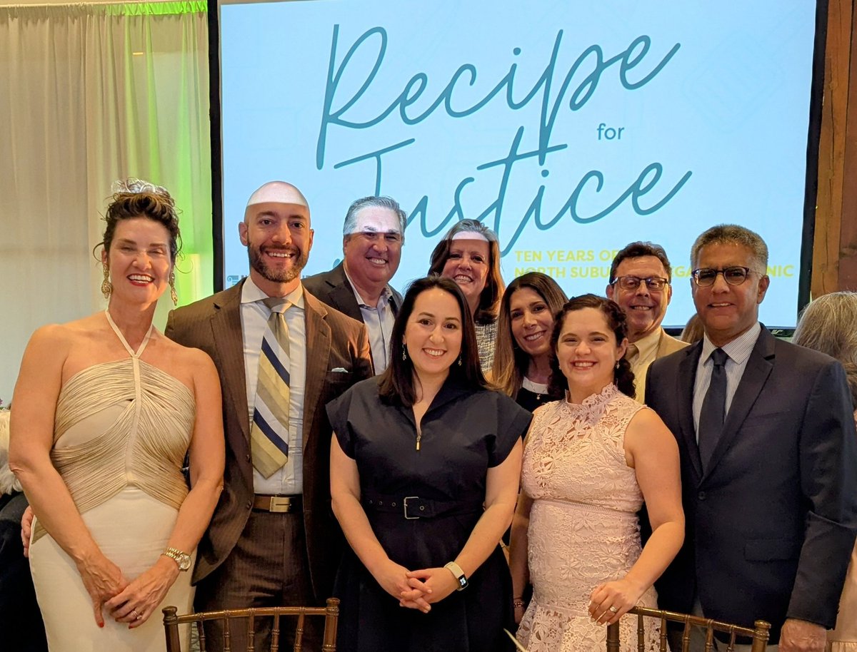 mike_cabonargi's tweet image. Wonderful to support the North Suburban Legal Aid Clinic and celebrate its 10th Anniversary. TY Loftus Eisenberg for hosting us. Congrats to NSLAC founder @nancyrotering.bsky.social.