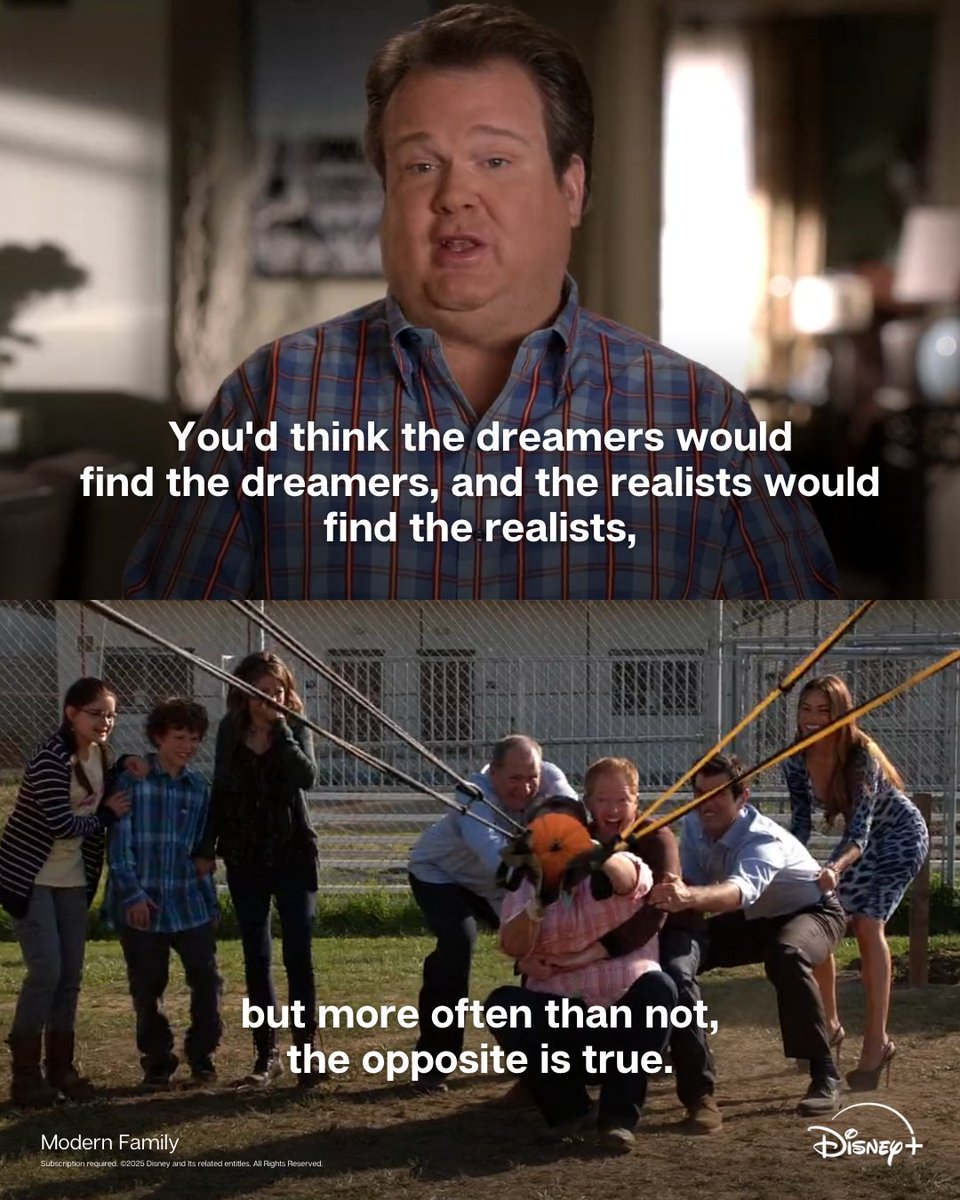 disneyplusph's tweet image. Send this to your favorite dreamer or realist 🫶
All episodes of #ModernFamily are available on #DisneyPlusPH.