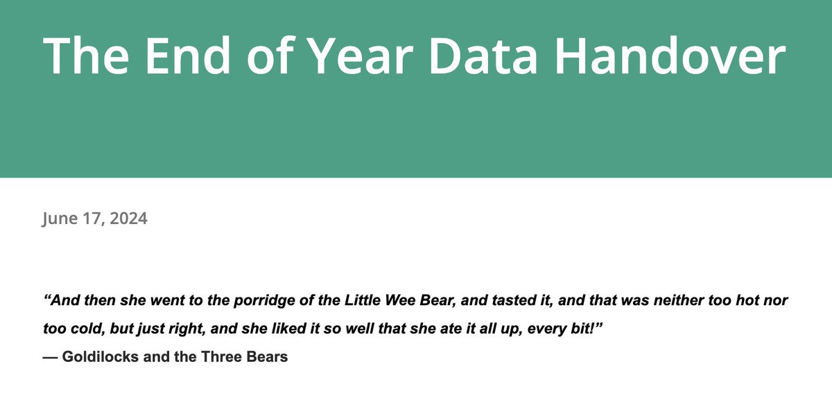 ConsilienceLrn's tweet image. &quot;We don’t just pack up our class, we need to hand them over to next year’s division and teachers, and get ready to receive our next batch. The data handover is enormous&quot;

Read more about end of year #datahandover practices in this #LACblogpost article

analyticscollaborative.blogspot.com/2024/06/the-en…