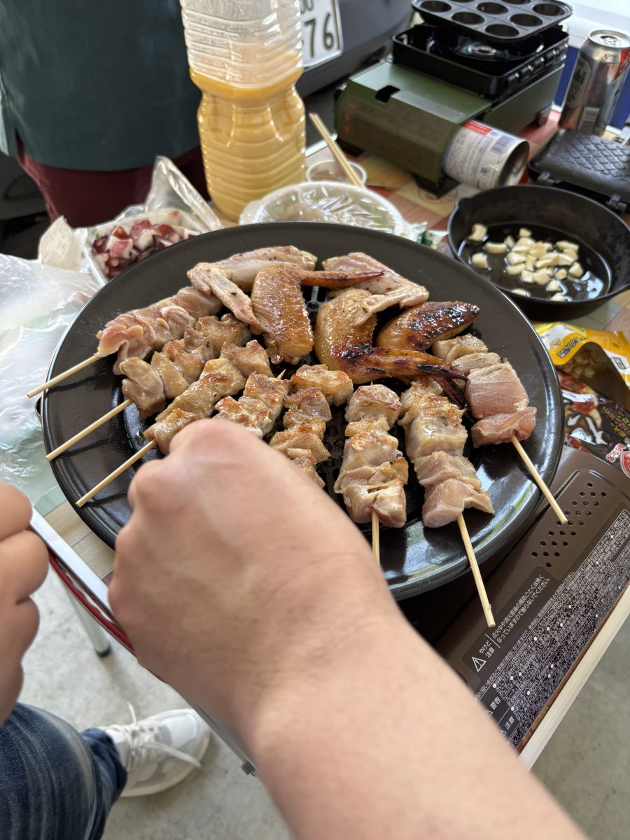 年１恒例の小規模BBQ🍖