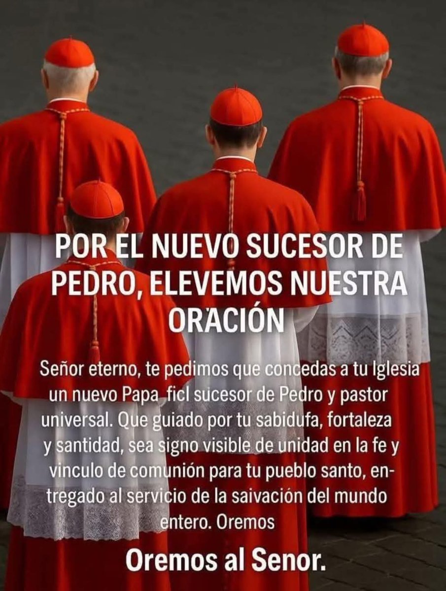 #Oremos 🙏🙏🙏🙌
#Conclave2025