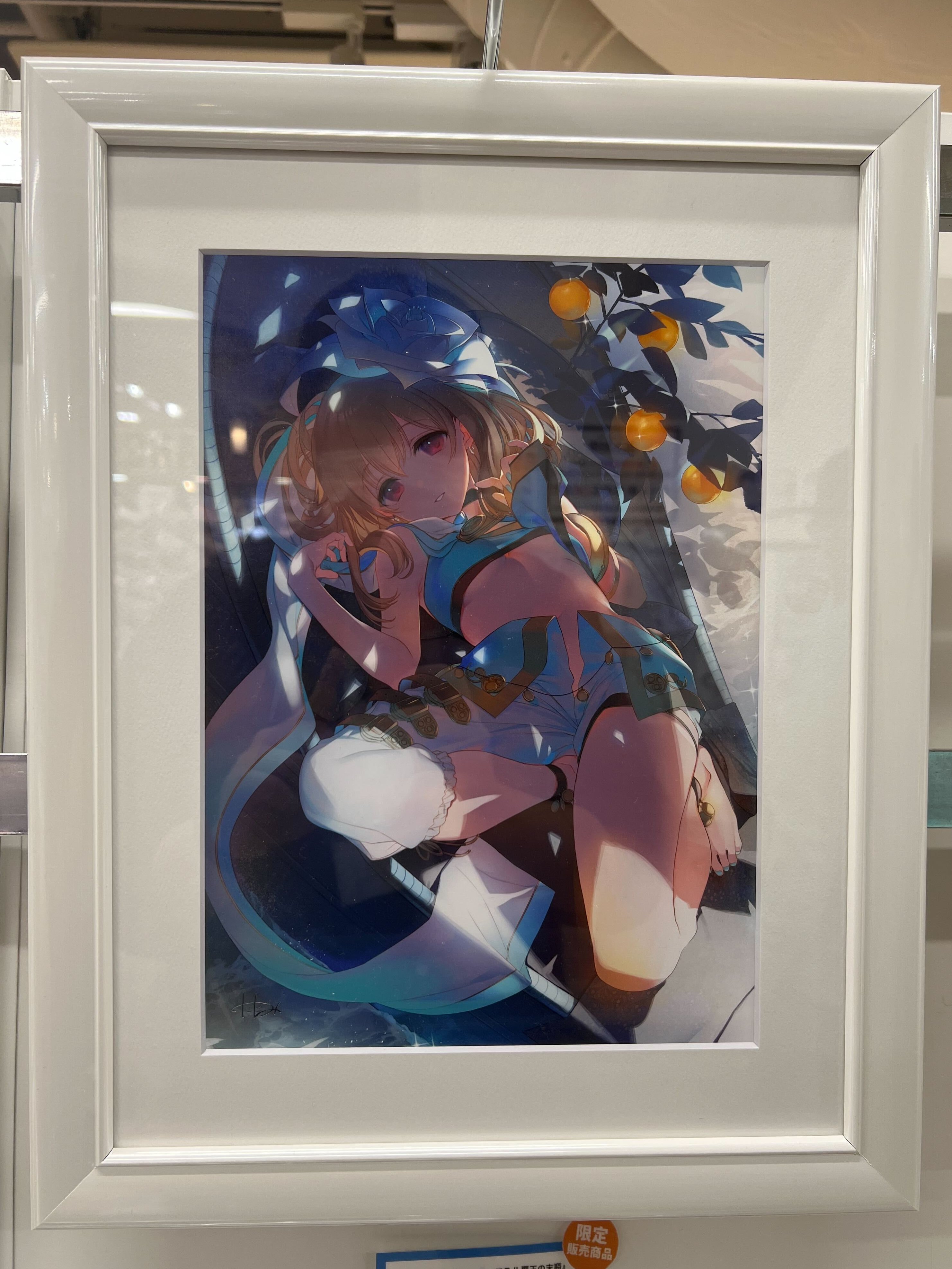 アクアプラス　ティアーズ・トゥ・ティアラII 箔押しサイン入り　複製原画　タルト アクアプラス ティアーズ トゥ ティアラII 箔押しサイン入り 複製原画