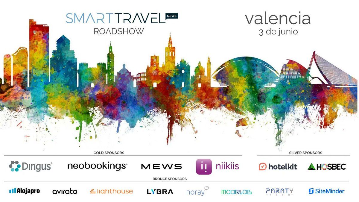 El próximo 3 de junio, Smart Travel News celebra una nueva edición de su Roadshow en Valencia, un evento itinerante que recorre las principales ciudades españolas para acercar las últimas tendencias en innovación turística a los profesionales del sector.
smarttravel.news/roadshow-llega…