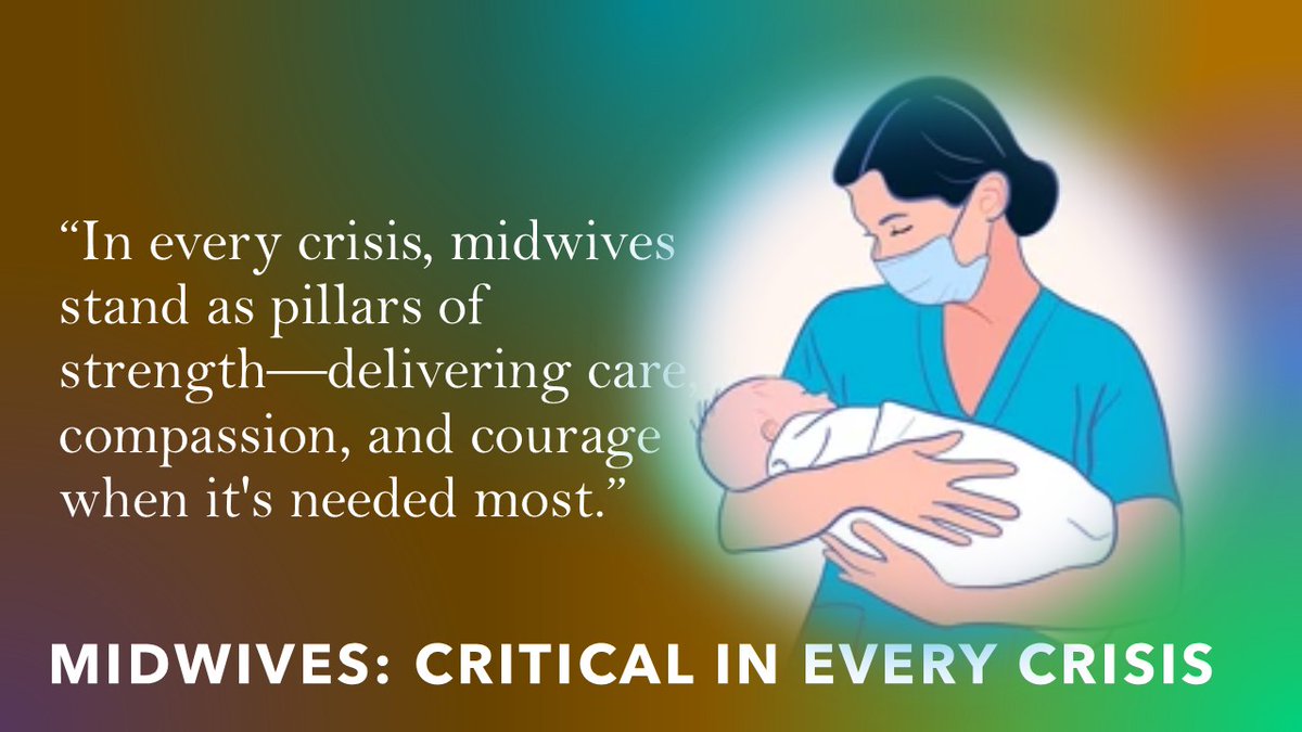 Happy International Day of #Midwife (#IDM) 2025. 
👩‍⚕️🧑‍⚕️👨‍⚕️