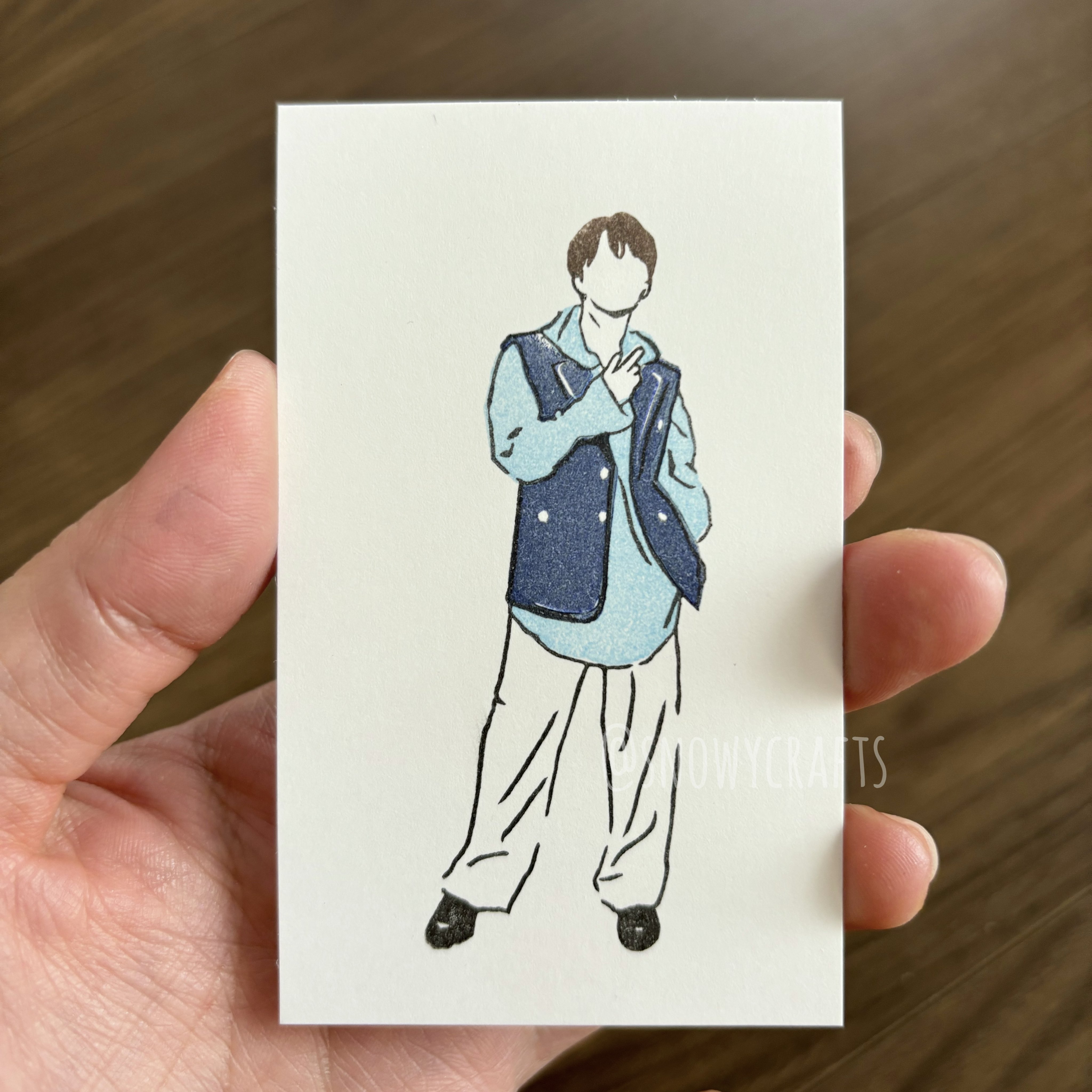 柊①  ハンドメイド　Snowman  ２つ 727716192.jpg?1650321657