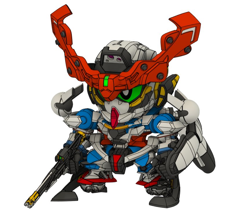 ジークアクス #GQuuuuuuX #SDガンダム ジークアクス 耳が大きすぎた