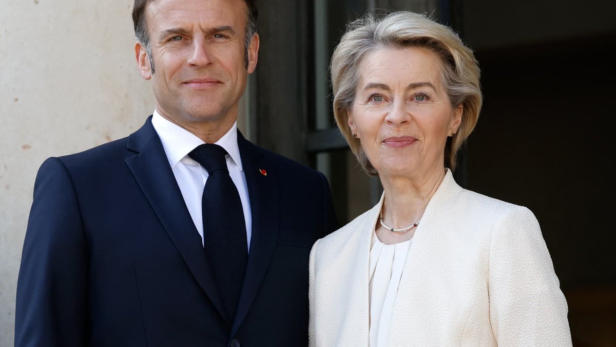 BFMTV's tweet photo. "Choose Europe for Science": Macron et von der Leyen veulent attirer les chercheurs étrangers, en particulier américains
https://t.co/UkVlLW5cL4 https://t.co/k7Q2KsfaHi