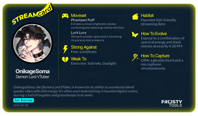 weakness to daylight got a little too real -- BUT THE 420 SHIT?? I AM COMPLETELY SOBER AND HAVE BEEN FOR A GOOD MINUTE 🥹🥹

> link : frostytools.com/dashboard/